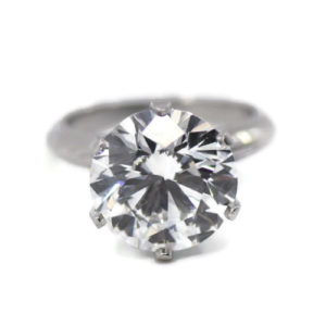Tiffany & Co. 6.53 Carat D/VVS1 Round Diamond Engagement Ring – Platinum